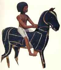 Rider statuette, 18th dynasty